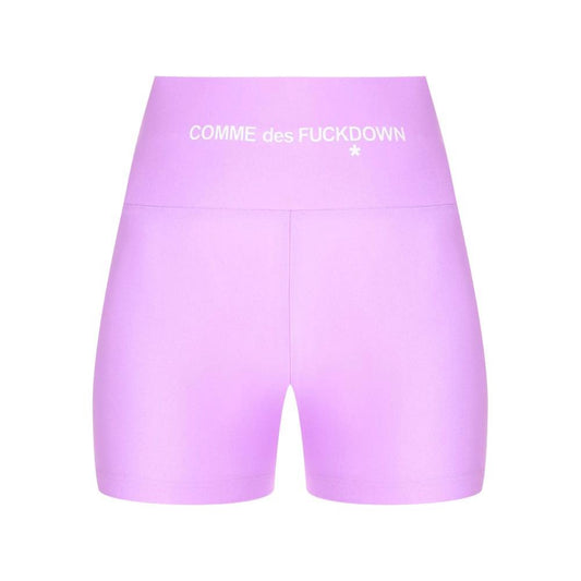 Comme Des Fuckdown Purple Polyester Short Comme Des Fuckdown