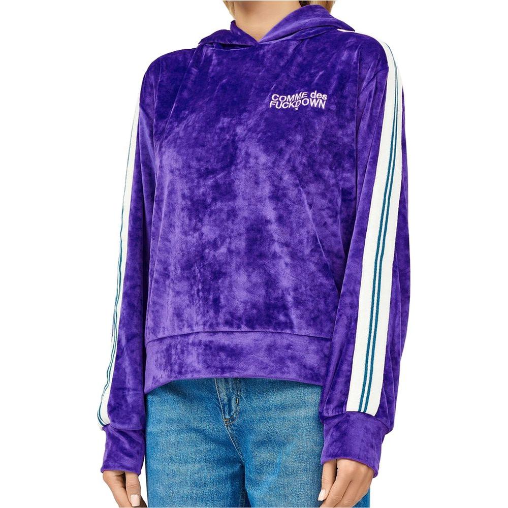 Comme Des Fuckdown Purple Polyester Sweater Comme Des Fuckdown