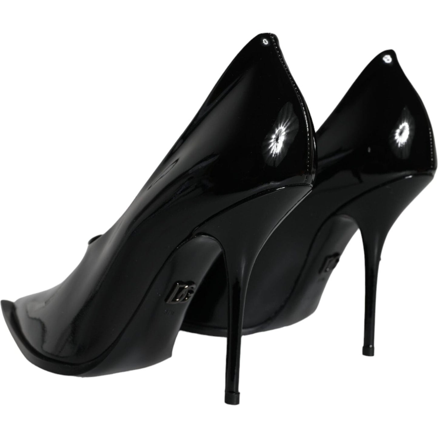 Dolce & Gabbana Black Patent Leather High Heels Pumps Shoes Dolce & Gabbana