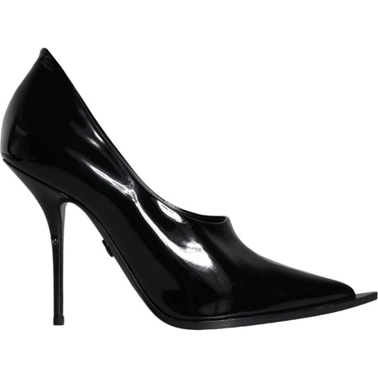 Dolce & Gabbana Black Patent Leather High Heels Pumps Shoes Dolce & Gabbana