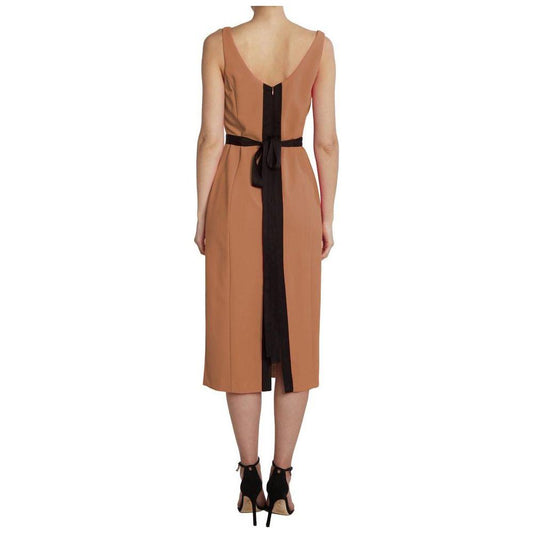 PINKO Brown Polyester Dress PINKO