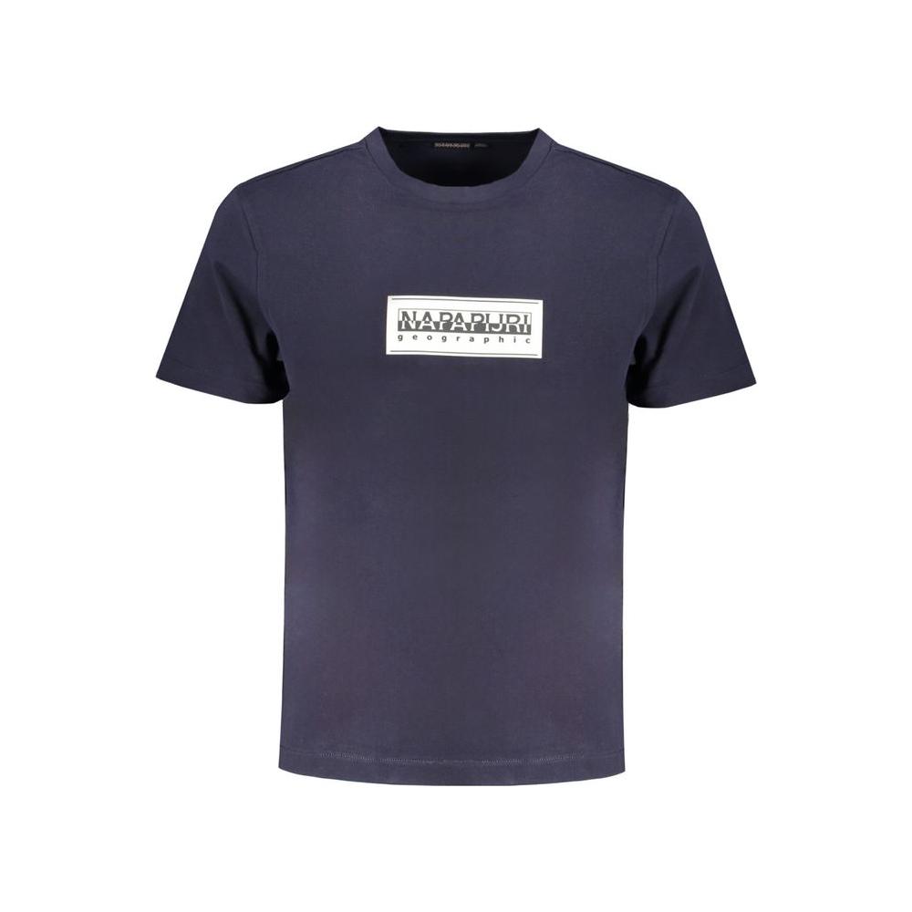 Napapijri Blue Cotton T-Shirt Napapijri