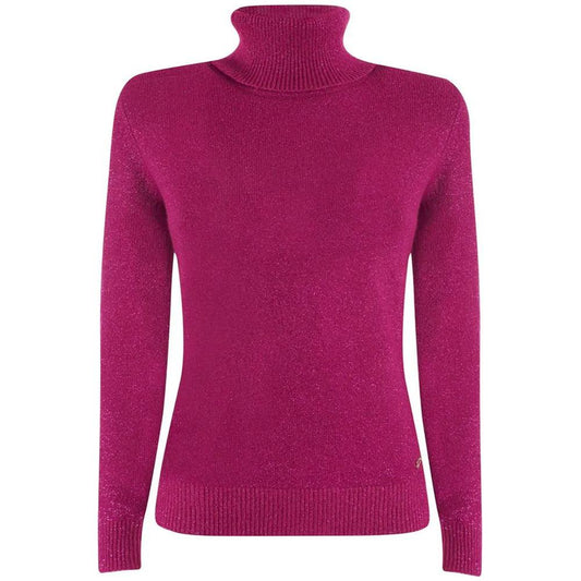 Yes Zee Fuchsia Viscose Sweater Yes Zee