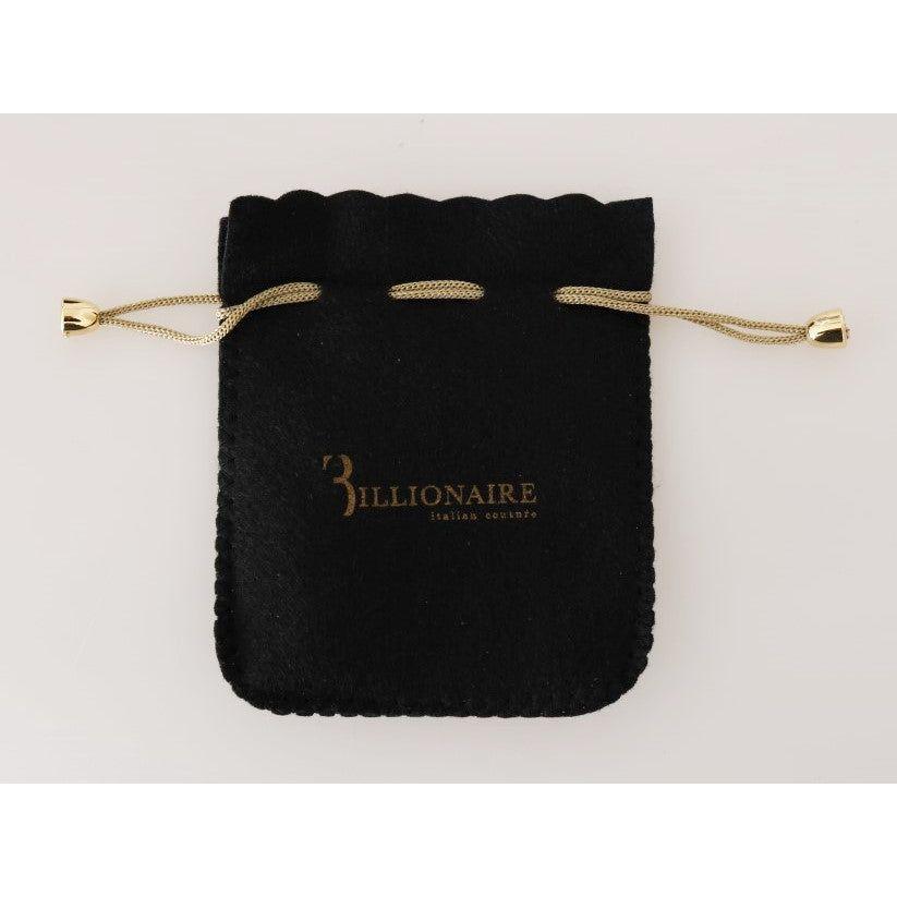 Billionaire Italian Couture Brown Leather Bifold Wallet Billionaire Italian Couture