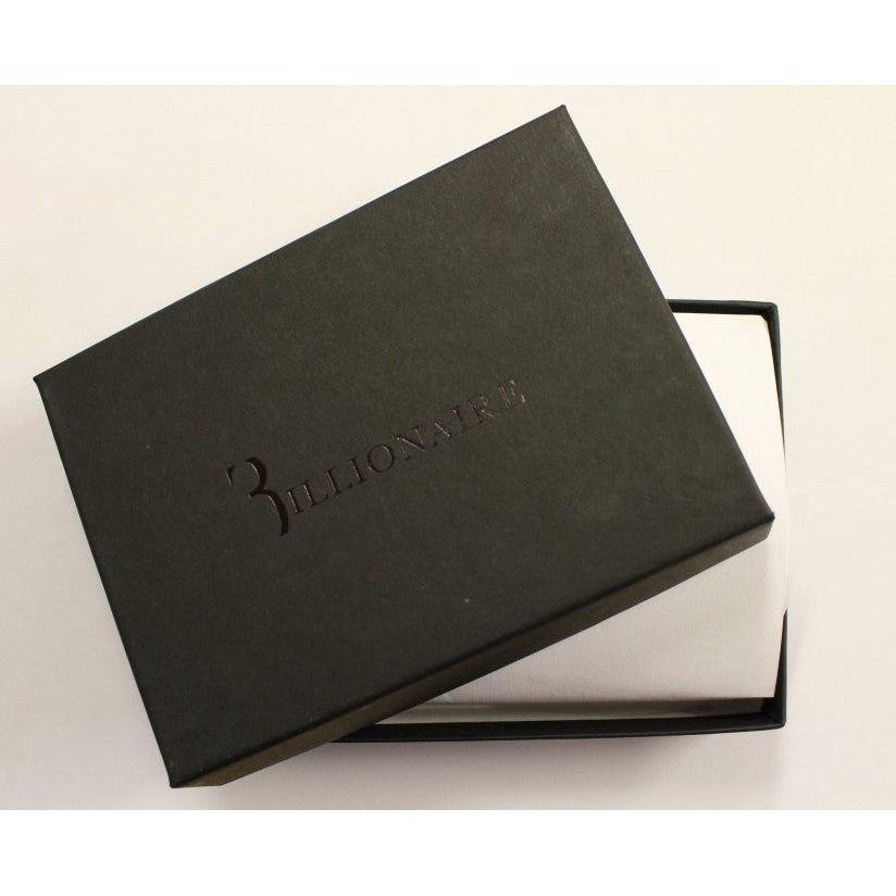 Billionaire Italian Couture Brown Leather Bifold Wallet Billionaire Italian Couture