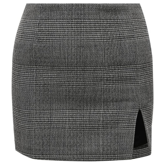 PINKO Black Wool Skirt PINKO