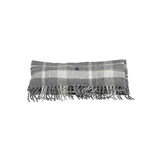 Ralph Lauren Gray Wool Scarf Ralph Lauren