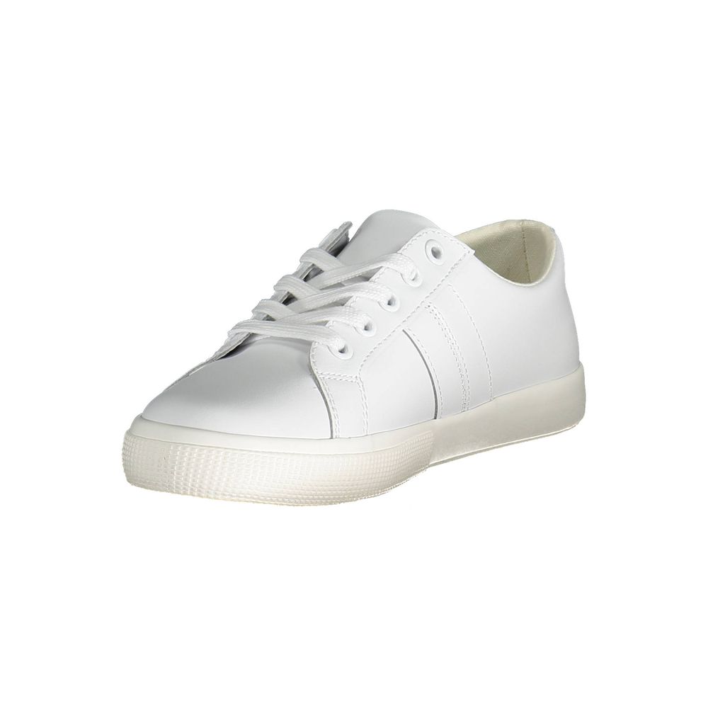 Ralph Lauren White Polyester Sneaker Ralph Lauren