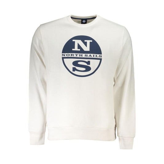 North Sails White Cotton Sweater North Sails