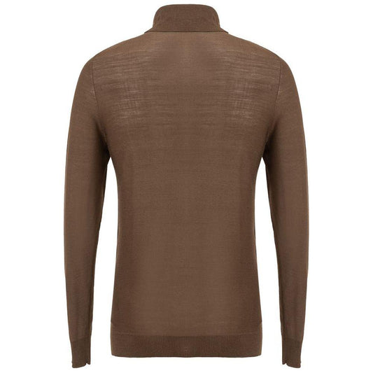 Brioni Brown Cashmere Sweater Brioni