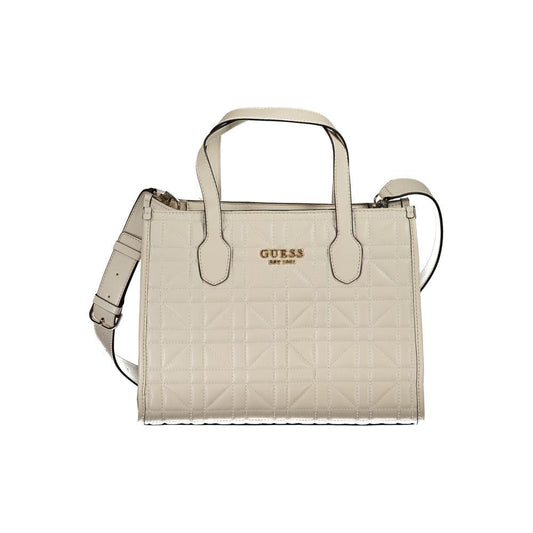 Guess Jeans Beige Polyethylene Handbag Guess Jeans