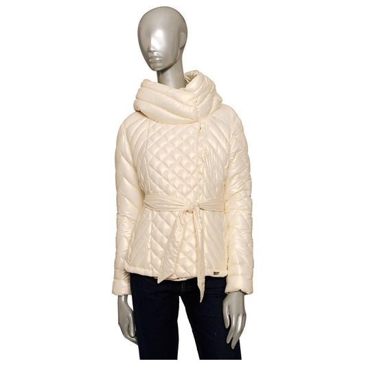 Baldinini Trend Beige Polyester Women Jacket Baldinini Trend