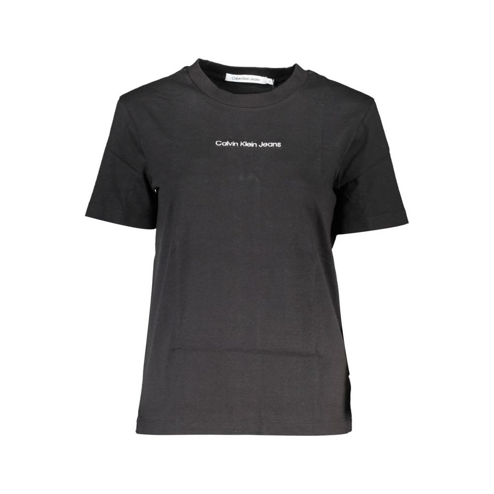 Calvin Klein Black Cotton Tops & T-Shirt Calvin Klein