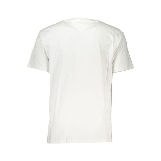 Tommy Hilfiger White Cotton T-Shirt Tommy Hilfiger