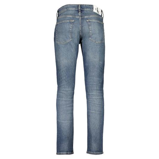 Calvin Klein Blue Cotton Jeans & Pant Calvin Klein