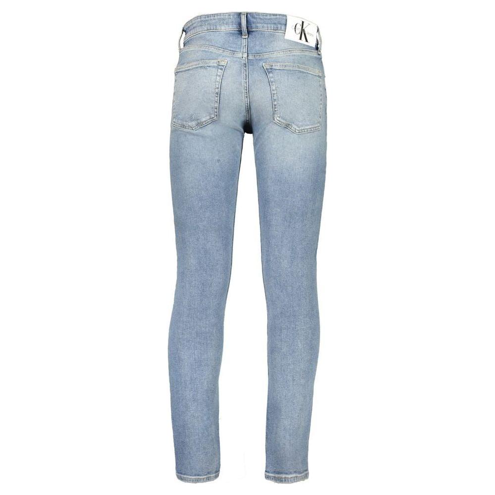 Calvin Klein Blue Cotton Jeans & Pant Calvin Klein