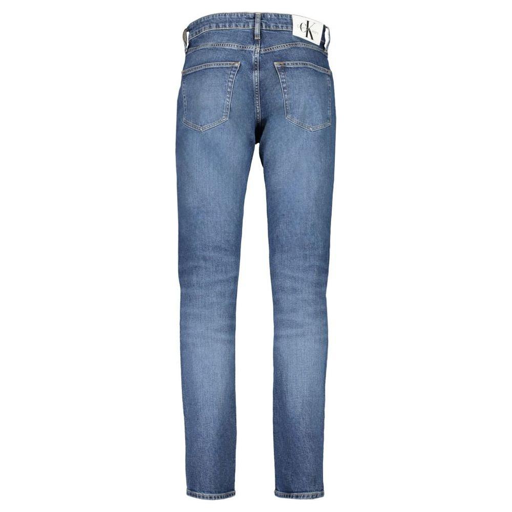 Calvin Klein Blue Cotton Jeans & Pant Calvin Klein