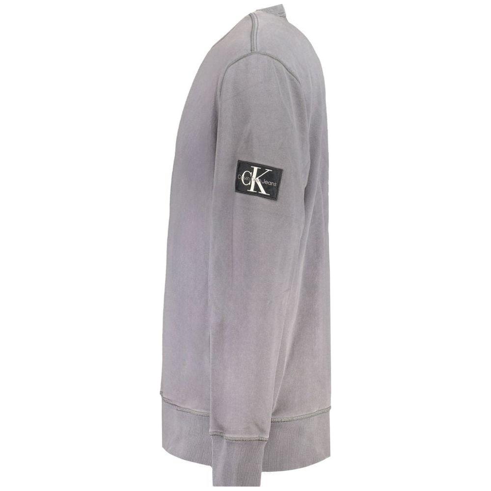 Calvin Klein Gray Cotton Sweater Calvin Klein