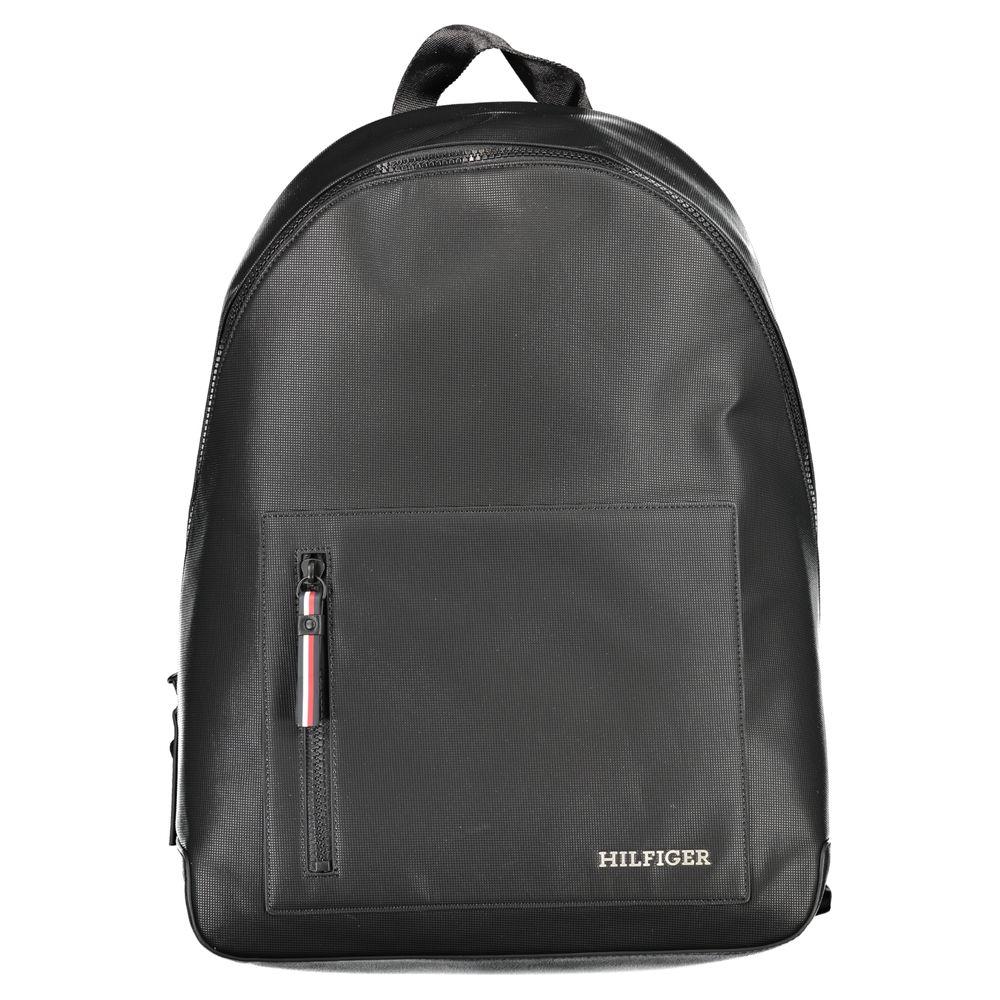 Tommy Hilfiger Black Polyester Backpack Tommy Hilfiger