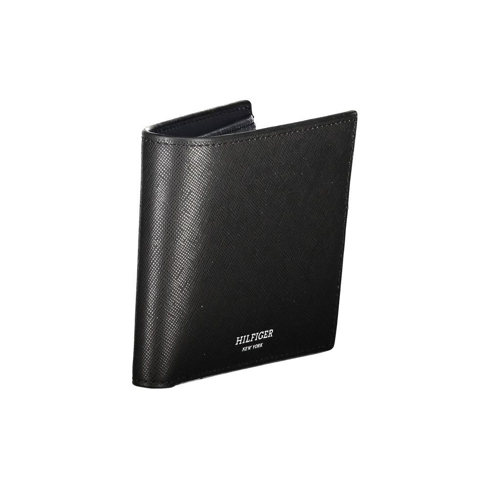 Tommy Hilfiger Black Leather Wallet Tommy Hilfiger