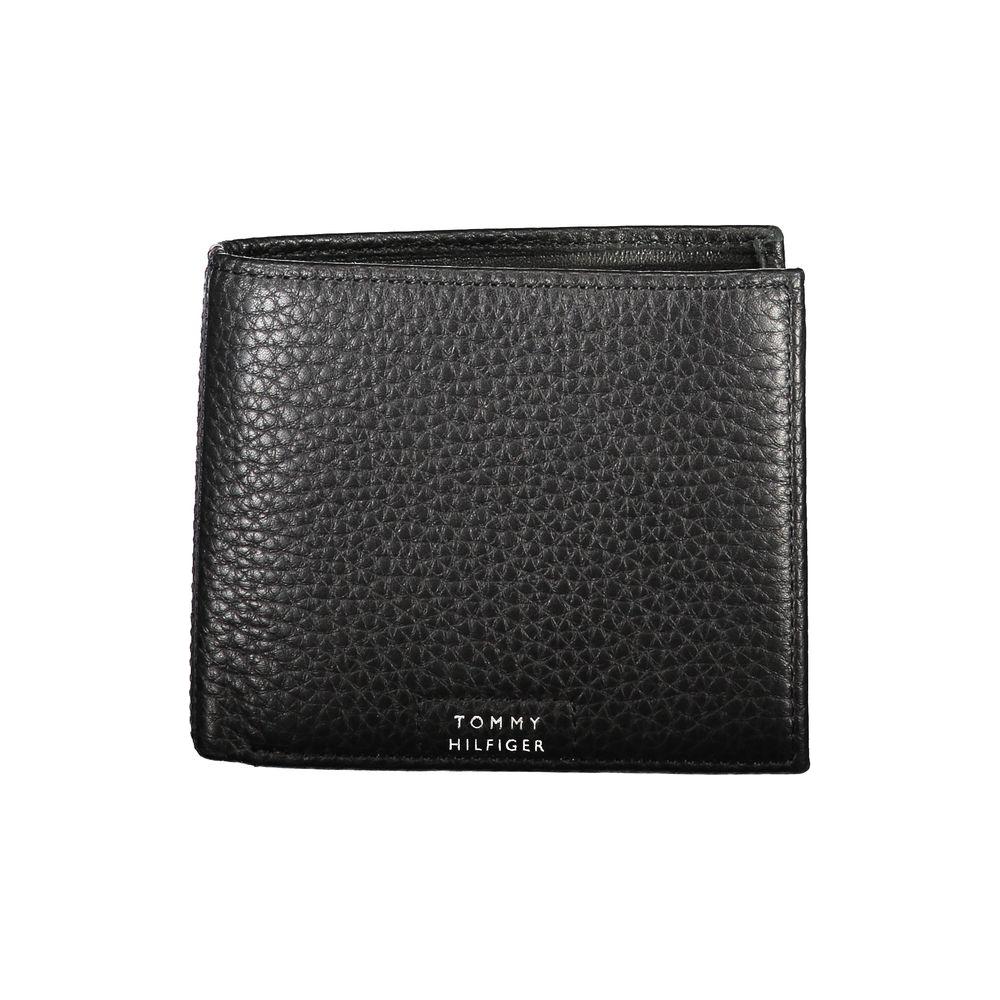 Tommy Hilfiger Black Leather Wallet Tommy Hilfiger