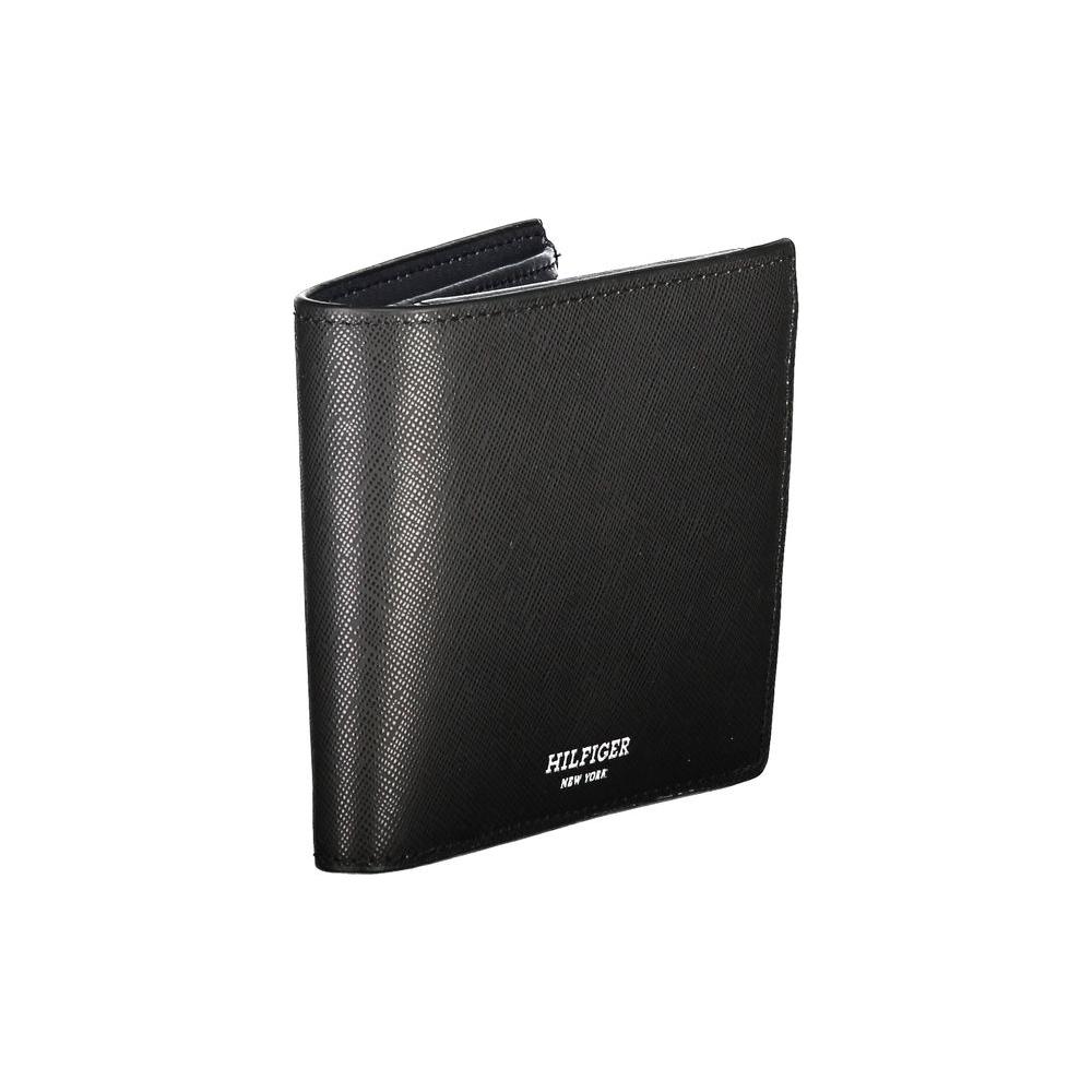 Tommy Hilfiger Black Leather Wallet Tommy Hilfiger