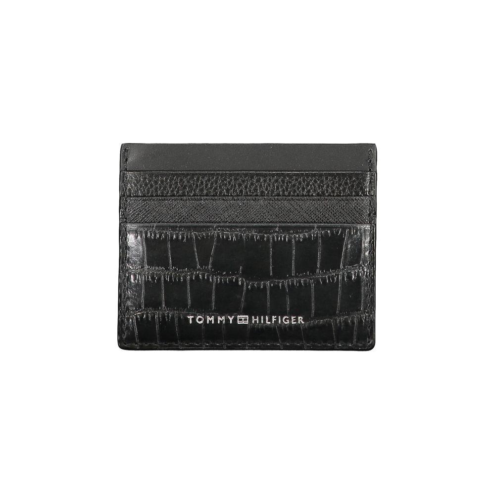 Tommy Hilfiger Black Leather Wallet Tommy Hilfiger