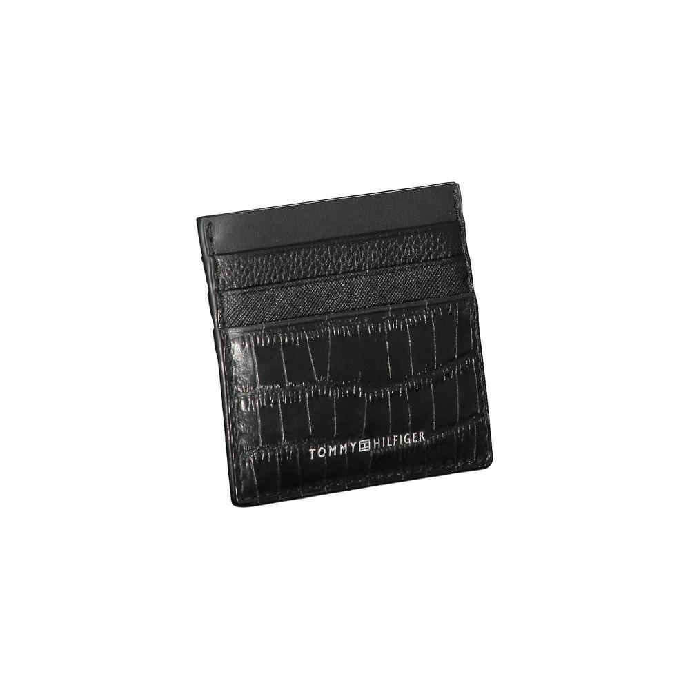 Tommy Hilfiger Black Leather Wallet Tommy Hilfiger