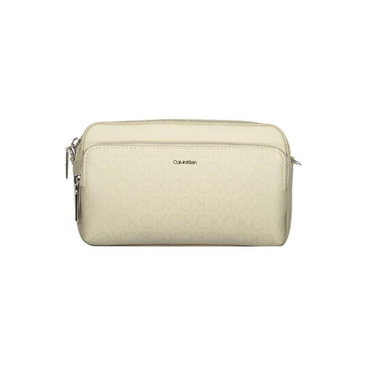 Calvin Klein Beige Polyester Handbag Calvin Klein