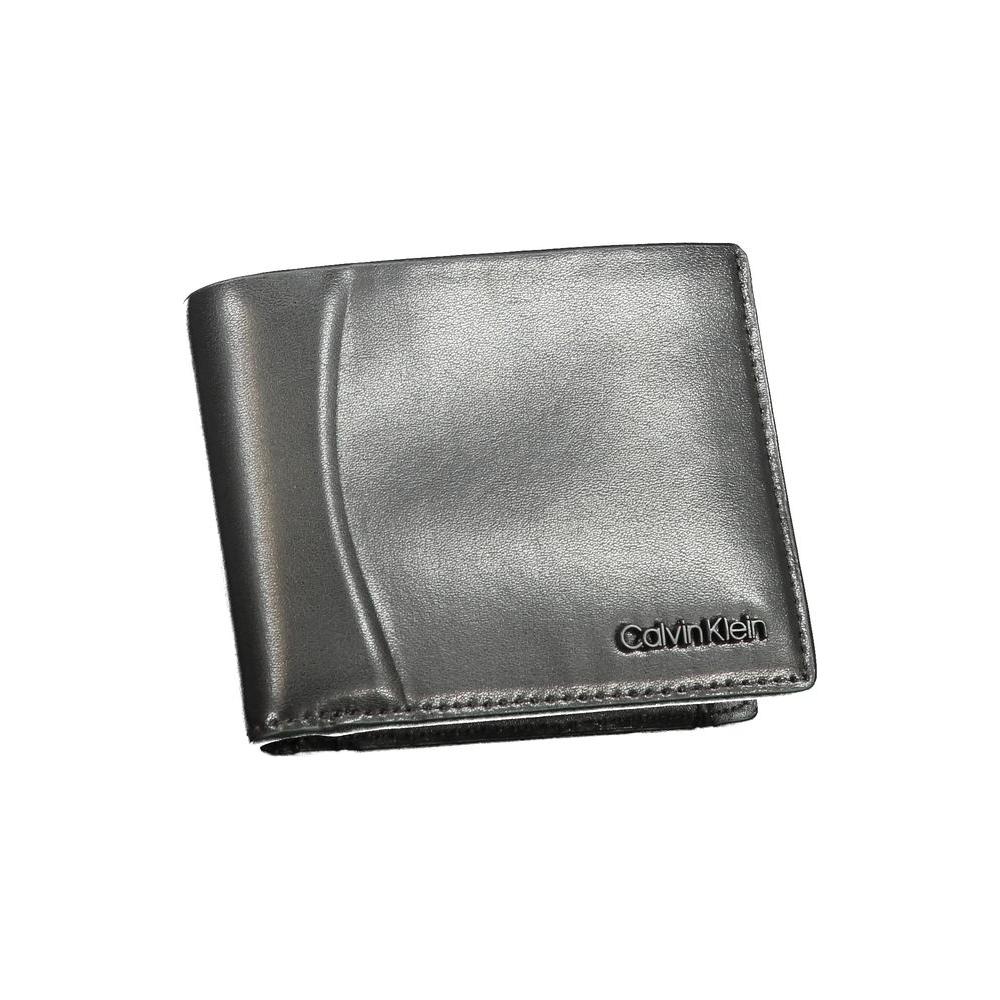 Calvin Klein Black Leather Wallet Calvin Klein