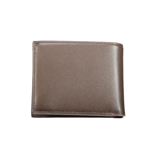 Calvin Klein Brown Leather Wallet Calvin Klein