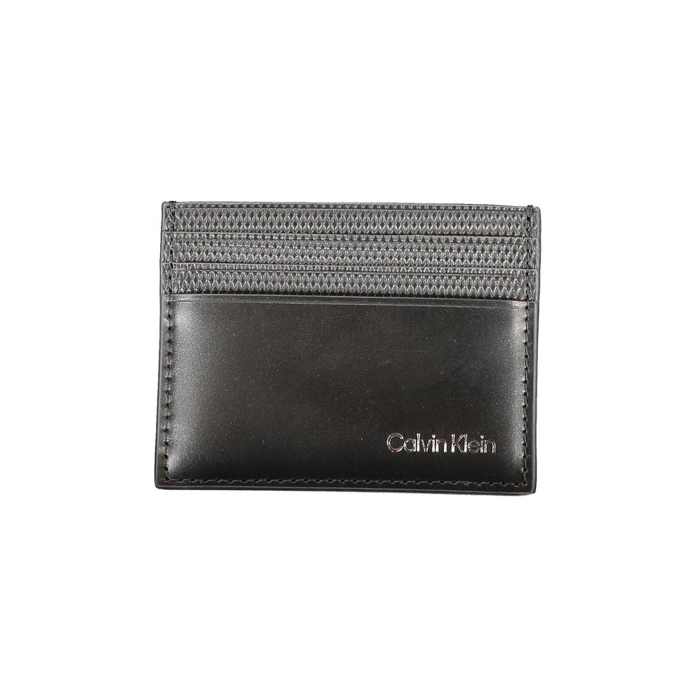 Calvin Klein Black Leather Wallet Calvin Klein