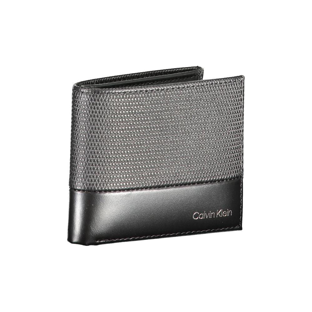 Calvin Klein Black Leather Wallet Calvin Klein