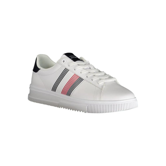 Tommy Hilfiger White Polyester Sneaker Tommy Hilfiger