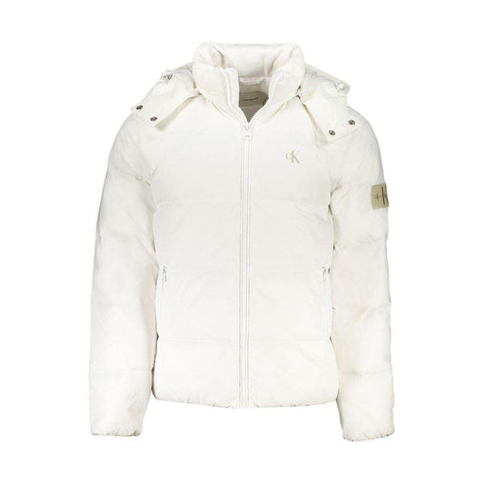 Calvin Klein White Polyamide Jacket Calvin Klein