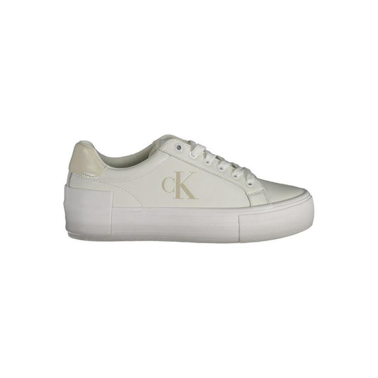 Calvin Klein White Leather Women Sneaker Calvin Klein