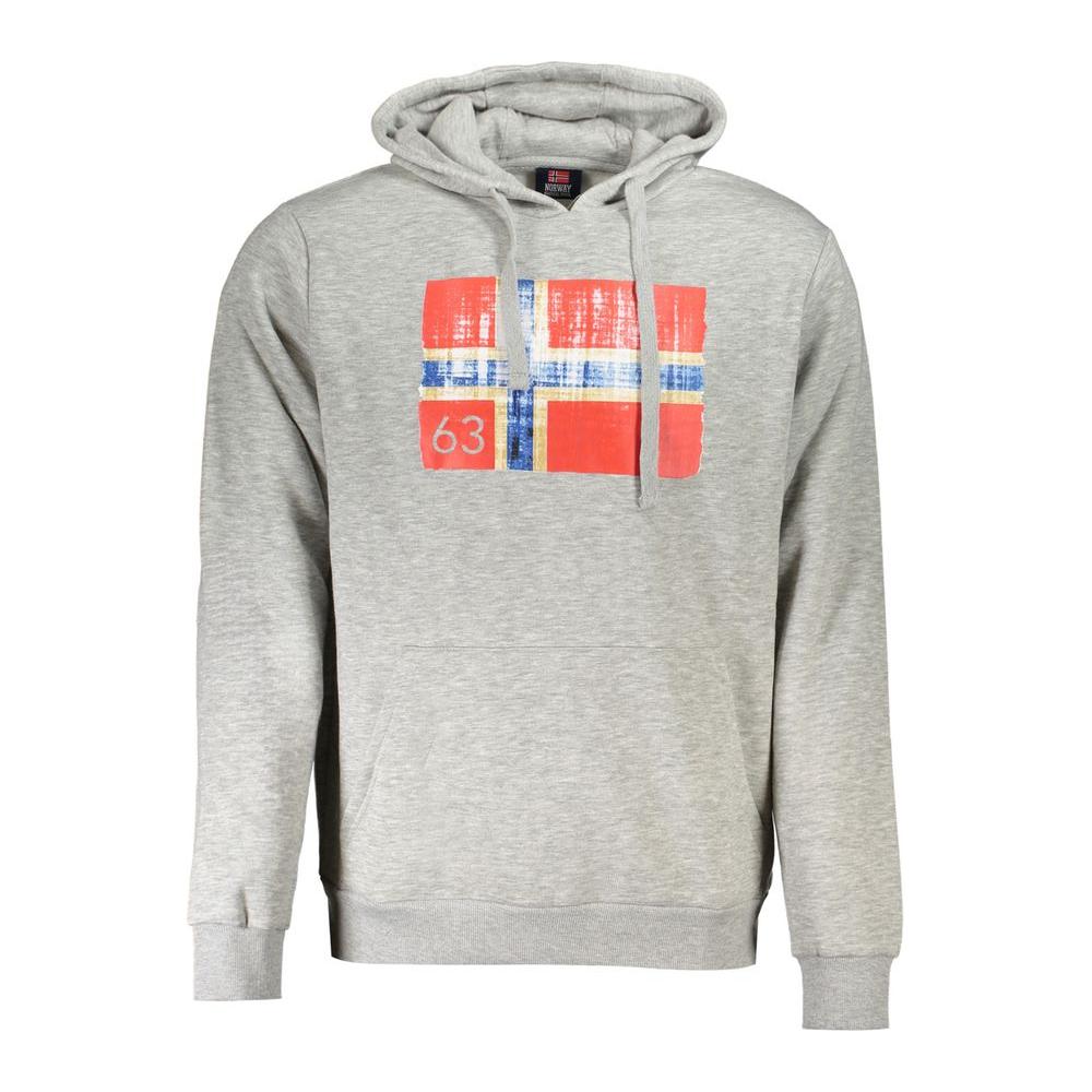 Norway 1963 Gray Cotton Men Sweater Norway 1963