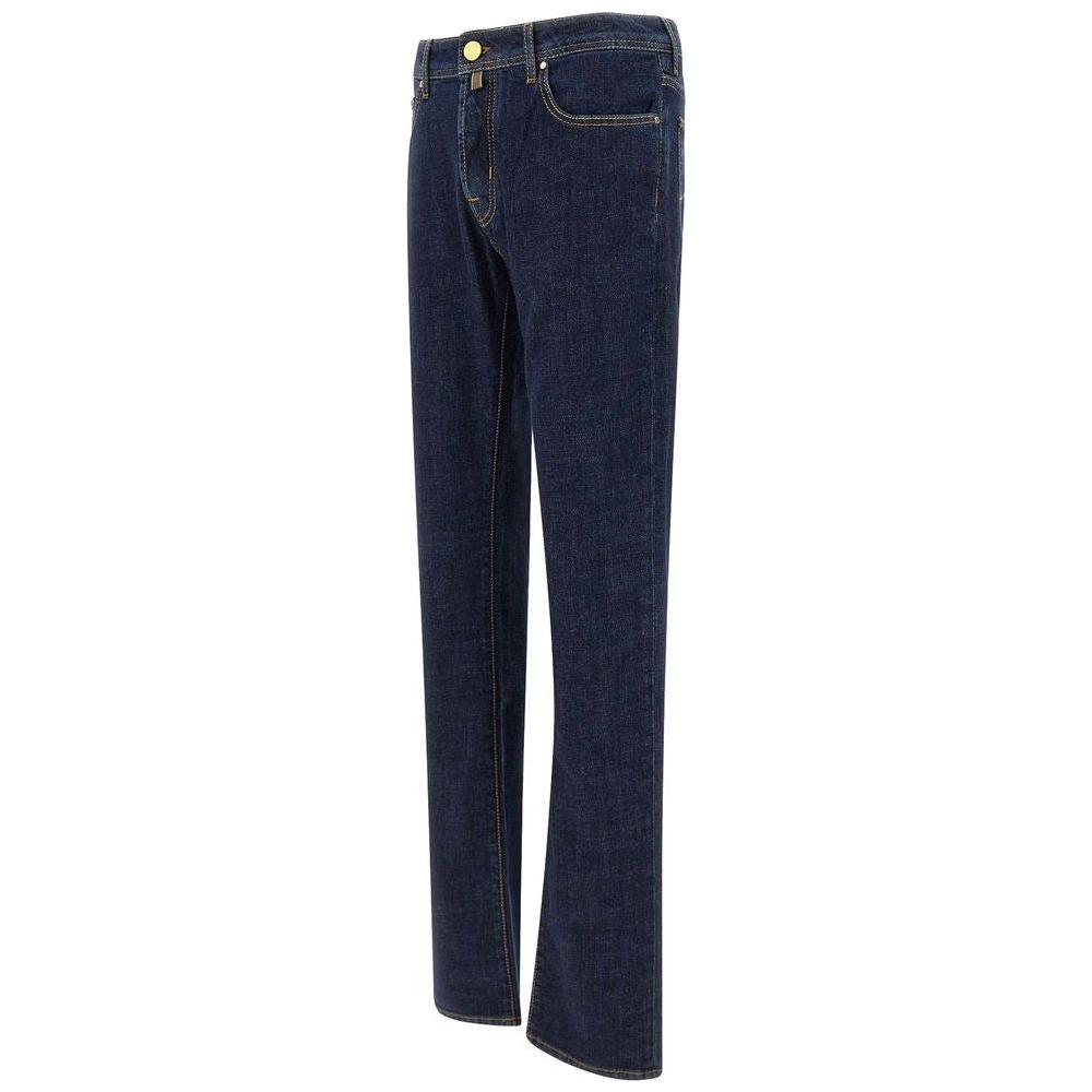 Jacob Cohen Blue Cotton Jeans & Pant Jacob Cohen