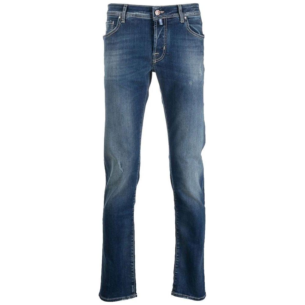 Jacob Cohen Blue Cotton Jeans & Pant Jacob Cohen