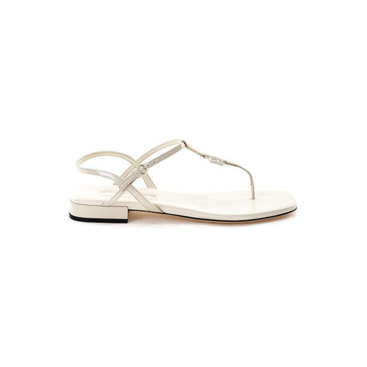 Miu Miu Beige Vernice Sandal Miu Miu