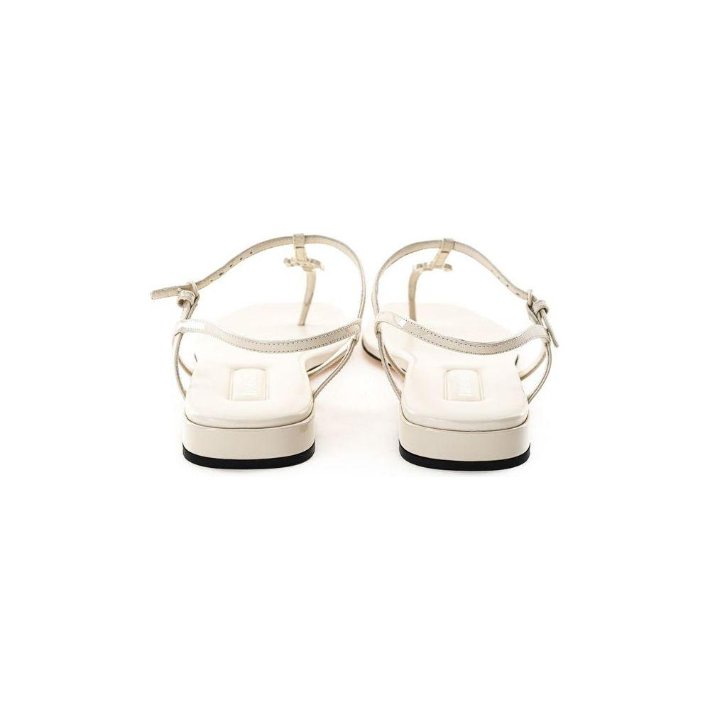 Miu Miu Beige Vernice Sandal Miu Miu