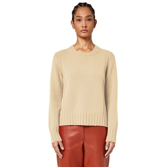 Alpha Studio Beige Cashmere Sweater Alpha Studio