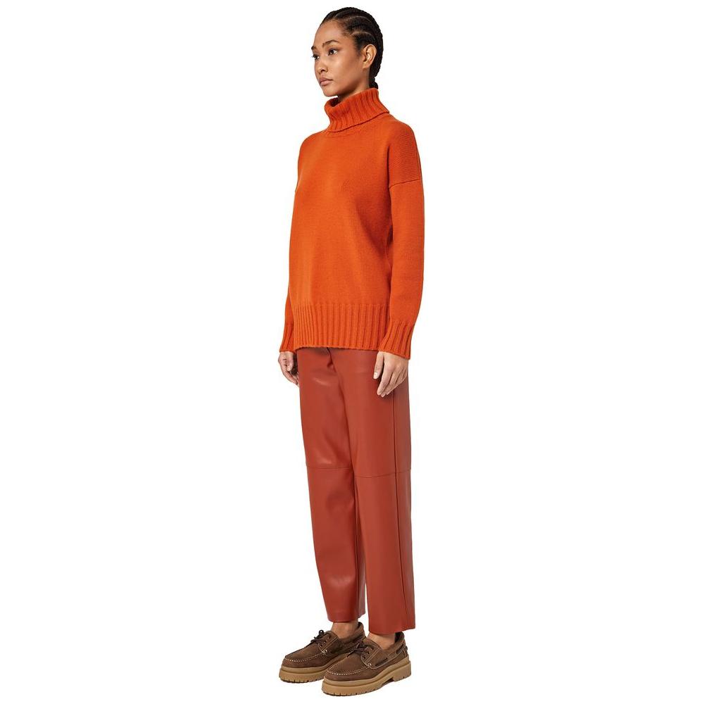 Alpha Studio Orange Cashmere Sweater Alpha Studio