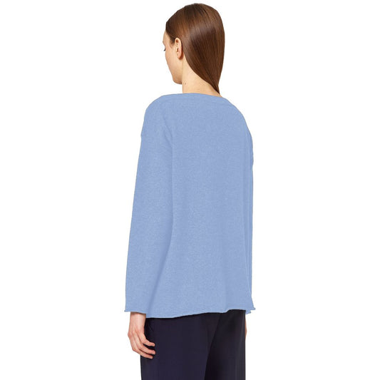 Alpha Studio Light Blue Cashmere Sweater Alpha Studio