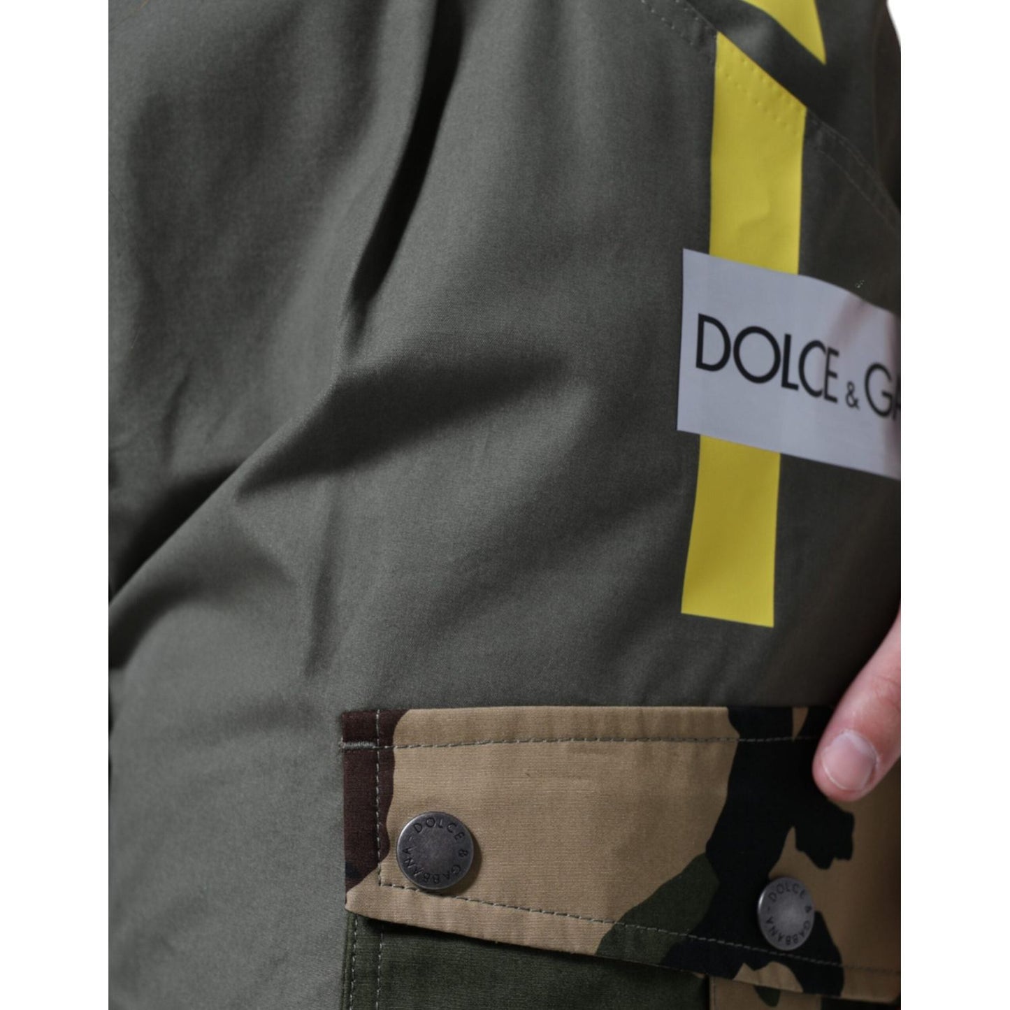 Dolce & Gabbana Green Military Cotton Cargo Pants Dolce & Gabbana