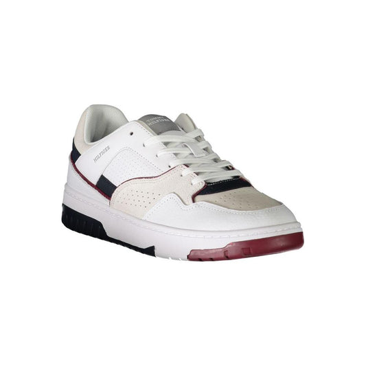 Tommy Hilfiger White Polyethylene Men Sneaker Tommy Hilfiger