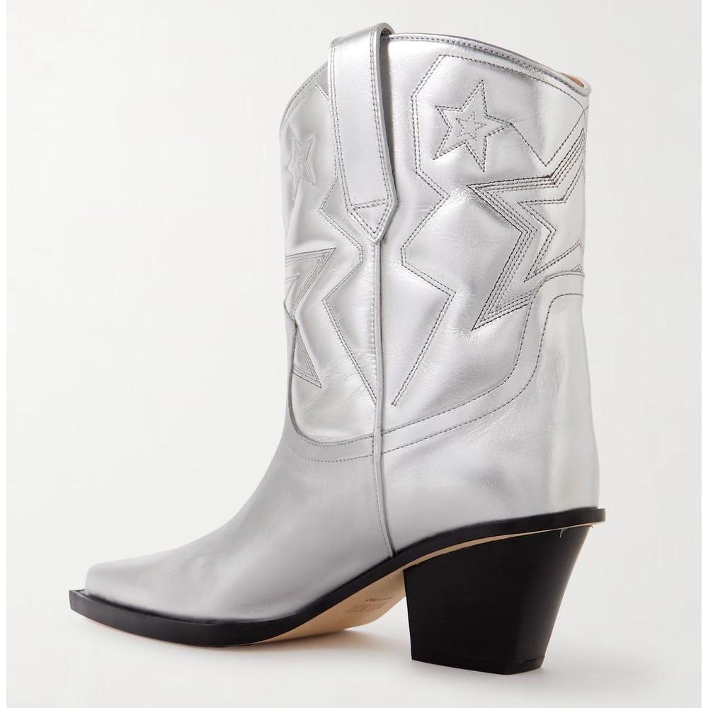 Paris Texas Gray Leather Boot Paris Texas