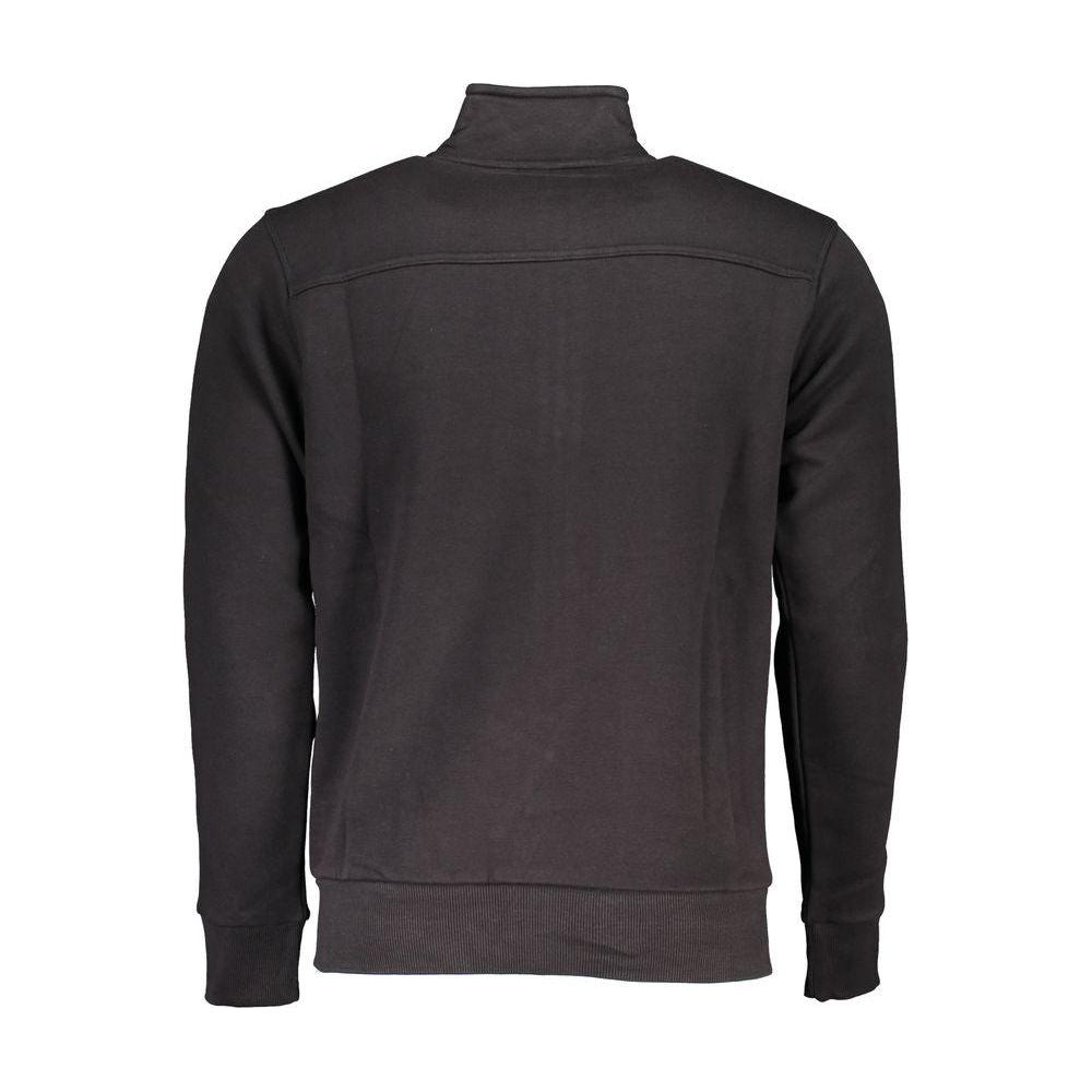 U.S. Grand Polo Black Cotton Sweater U.S. Grand Polo