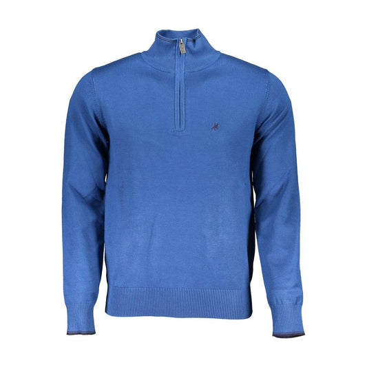 U.S. Grand Polo Blue Nylon Sweater U.S. Grand Polo