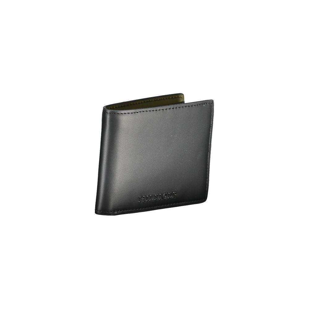 Tommy Hilfiger Black Leather Wallet Tommy Hilfiger